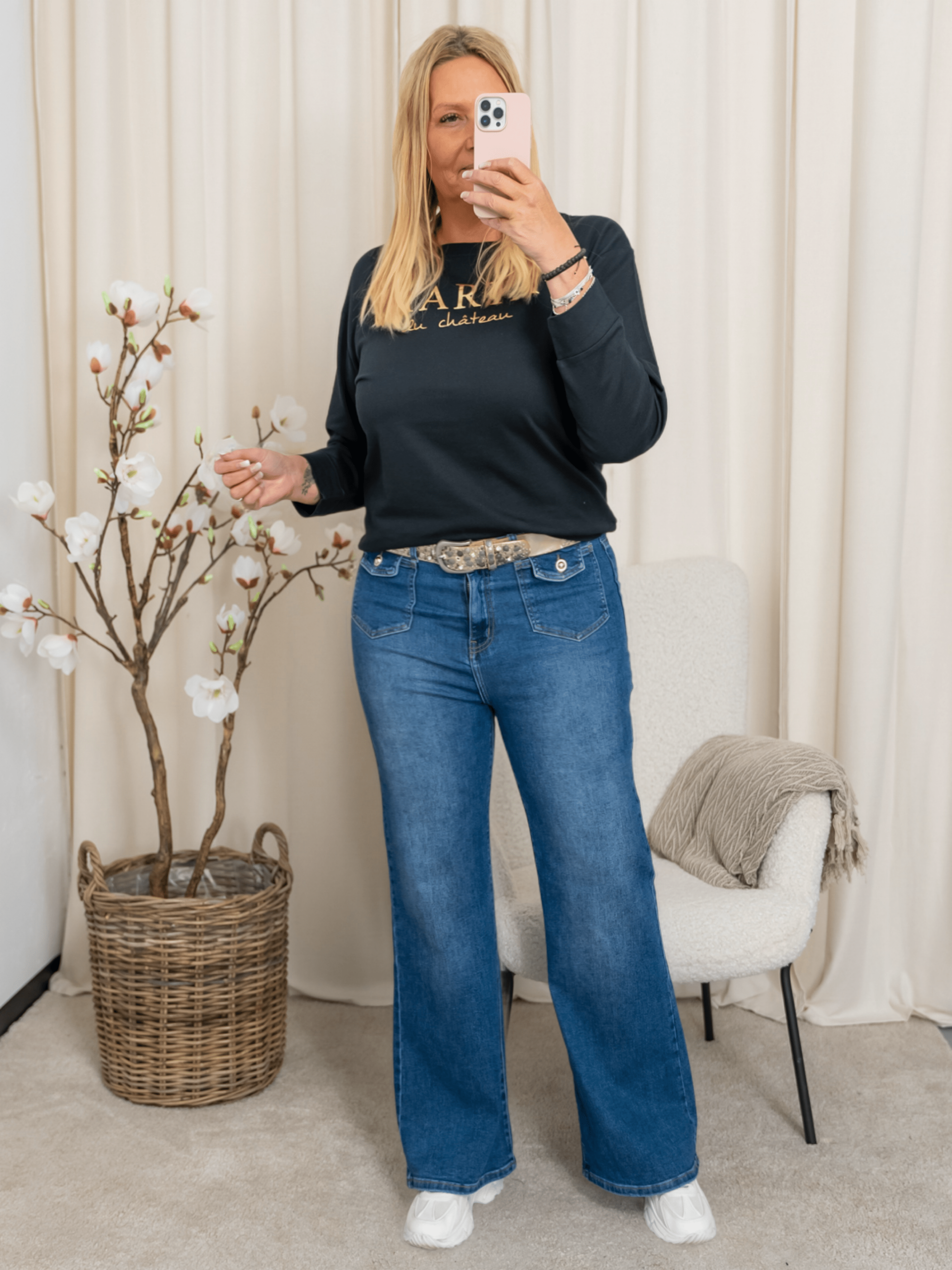 Marta du Chateau Annemette sweat black - Online - Mode