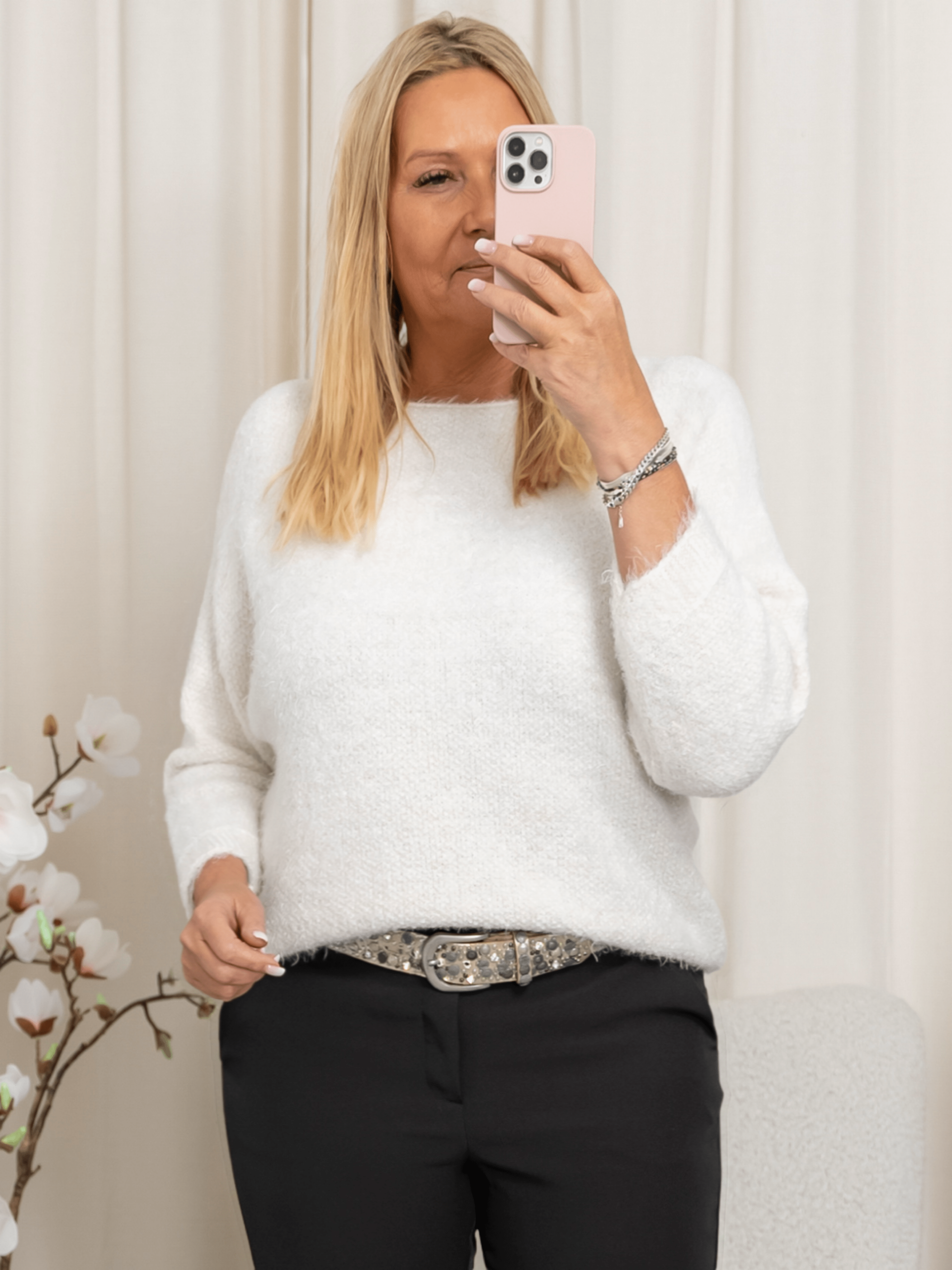 Marta du Chateau Anouk knit beige - Online - Mode