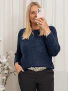 Marta du Chateau Anouk knit blue - Online - Mode