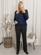 Marta du Chateau Anouk knit blue - Online - Mode