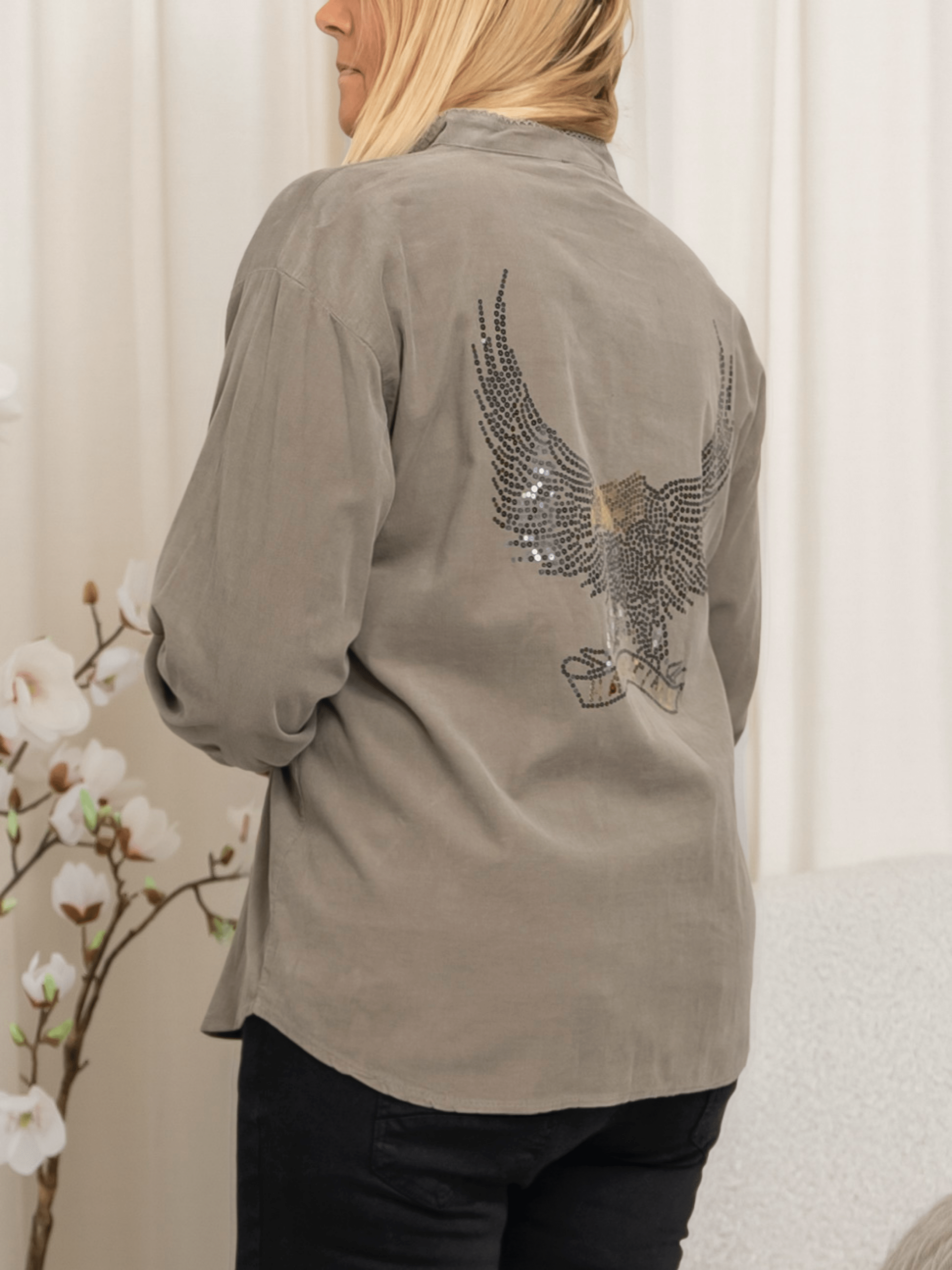 Marta du Chateau Armelle shirt fango - Online - Mode