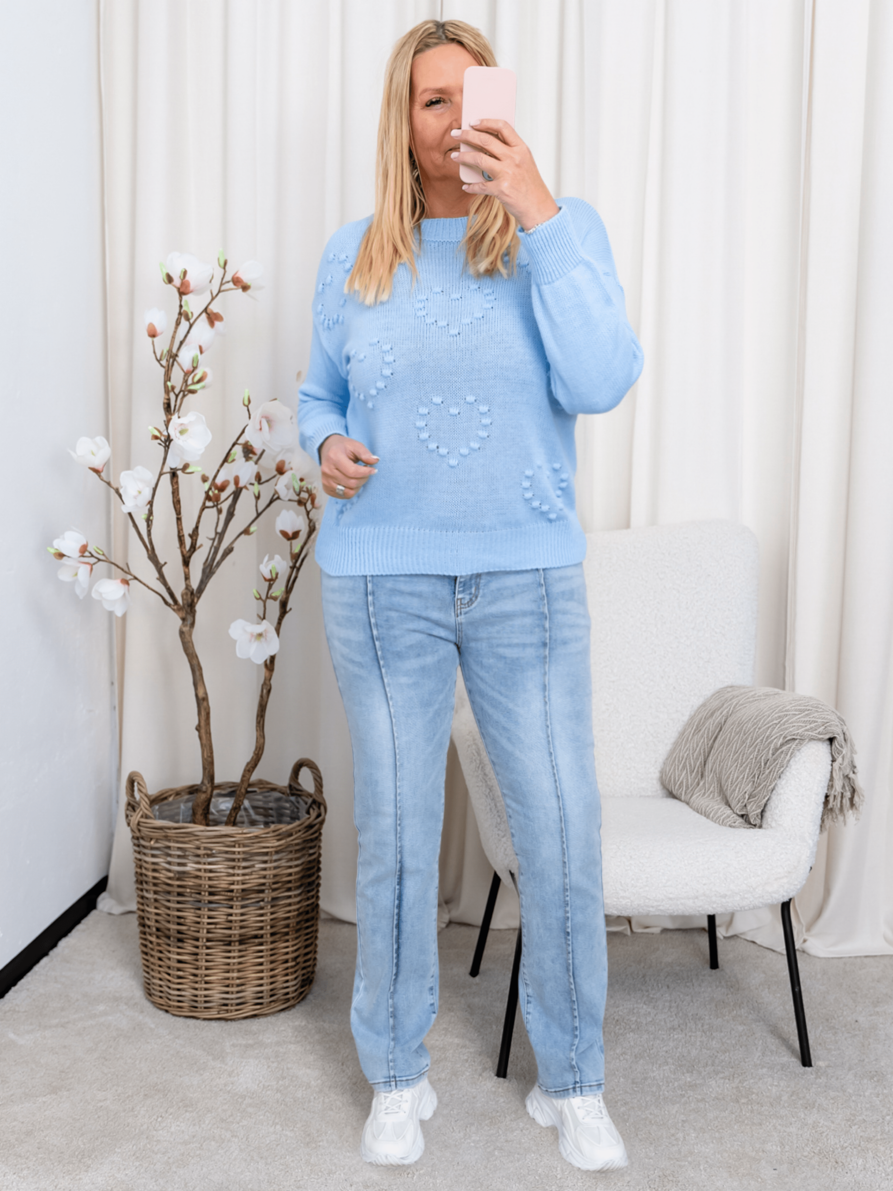 Marta du Chateau Aurorette knit celeste - Online - Mode