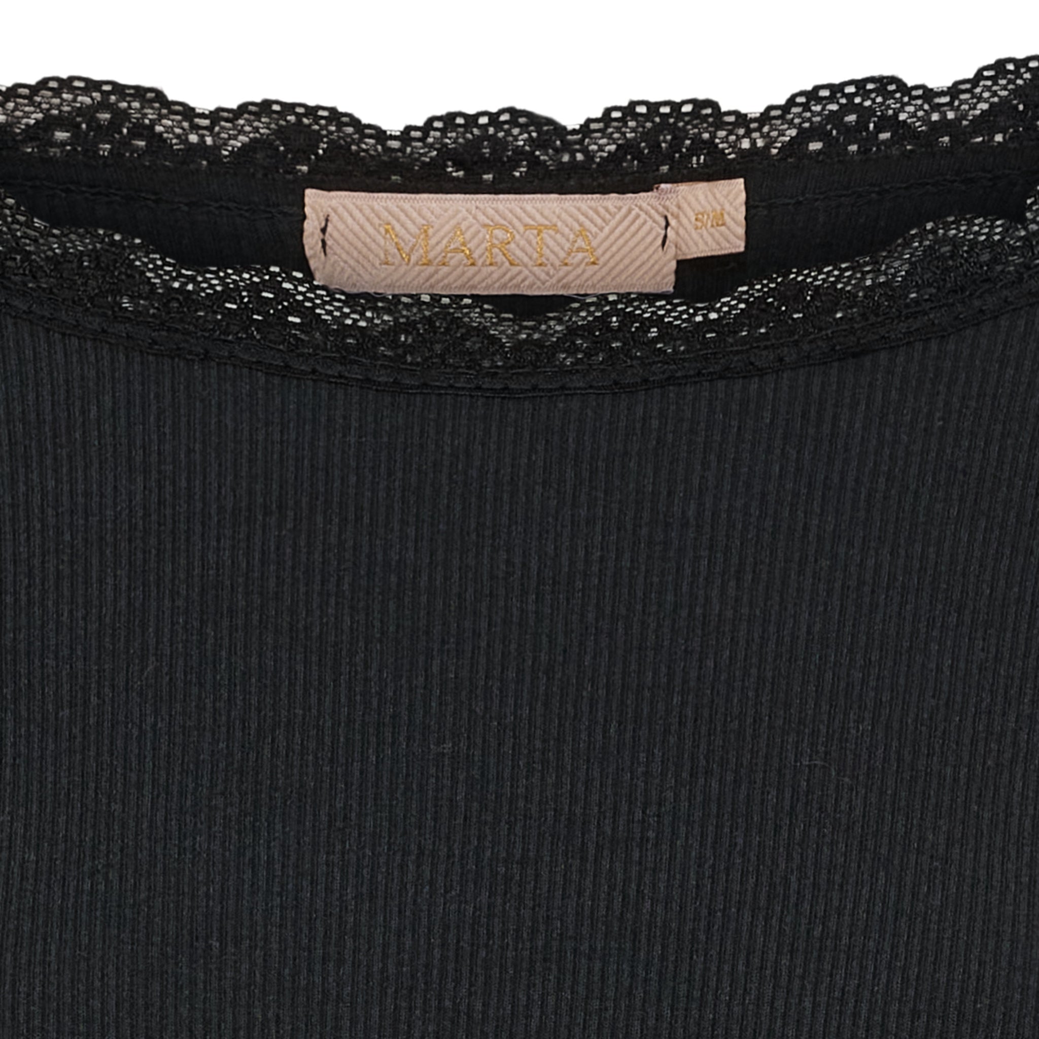 Marta du Chateau Belinda LS tee black - Online - Mode