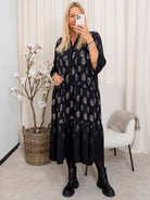 Marta du Chateau Bella dress black faded 1941tps - Online - Mode