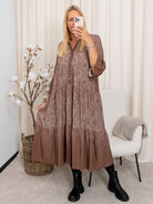 Marta du Chateau Bella dress fango faded 1941tps - Online - Mode