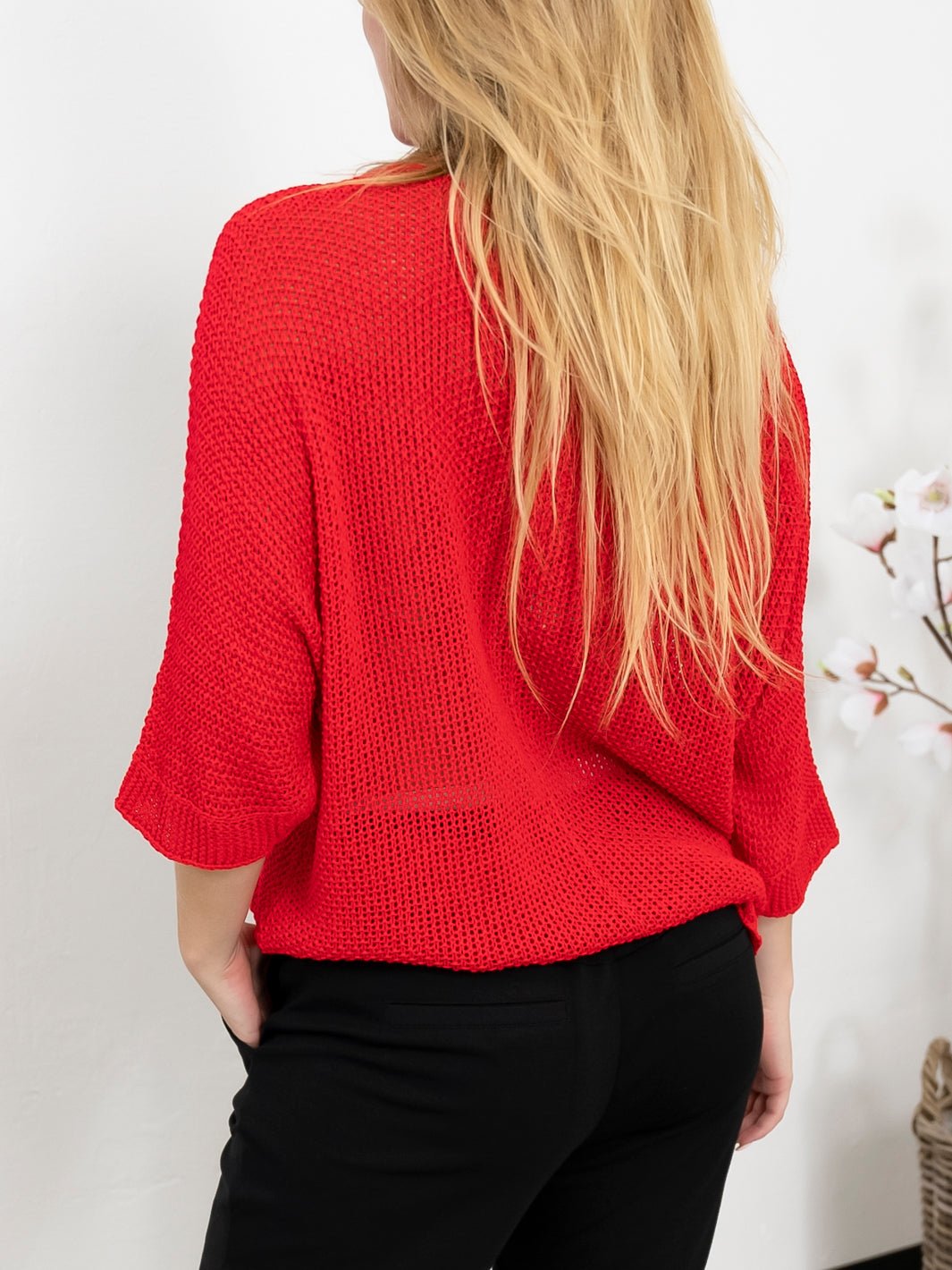 Marta du Chateau Betina knit rosso - Online - Mode