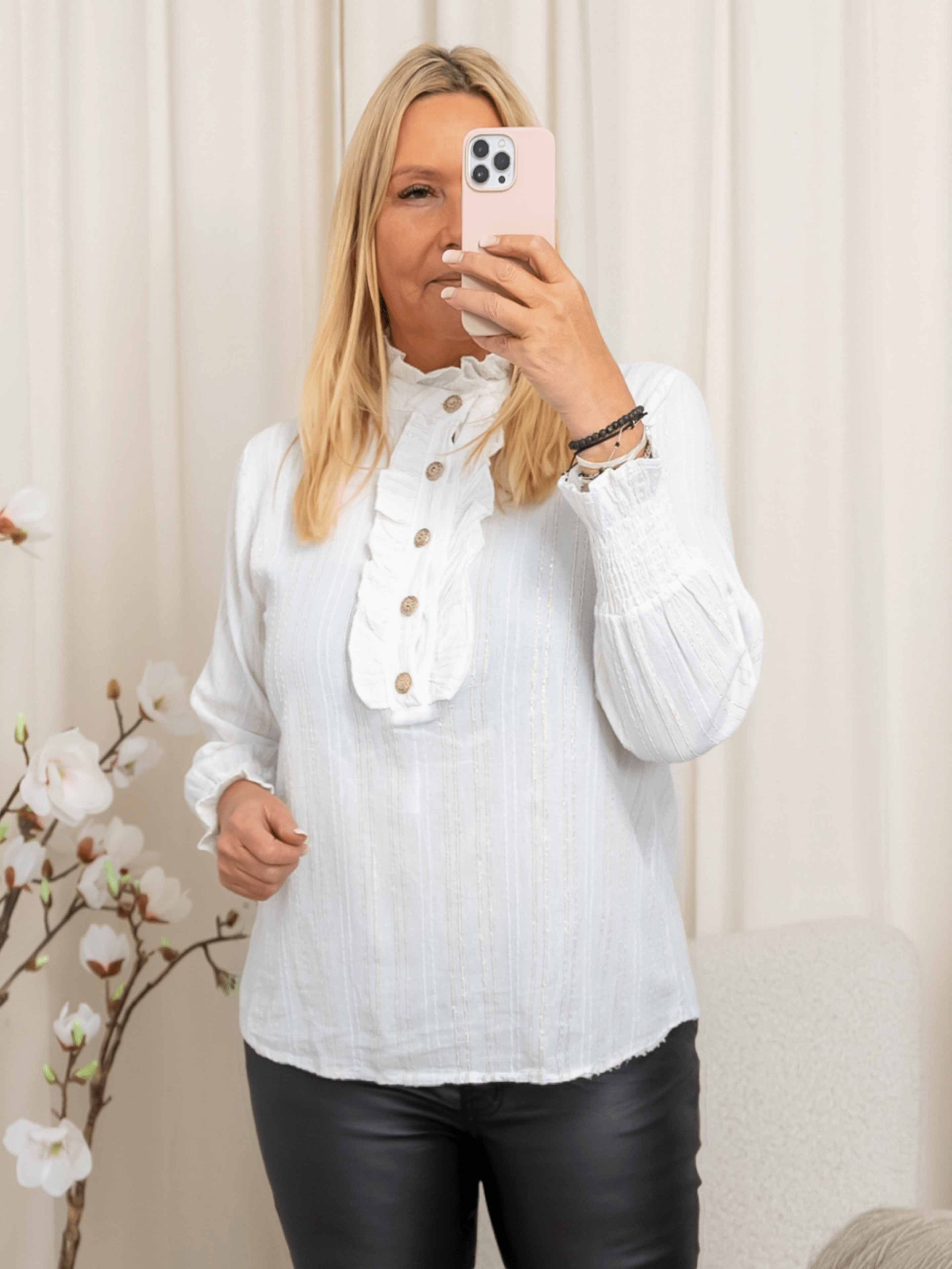 Marta du Chateau Blanche shirt offwhite - Online - Mode