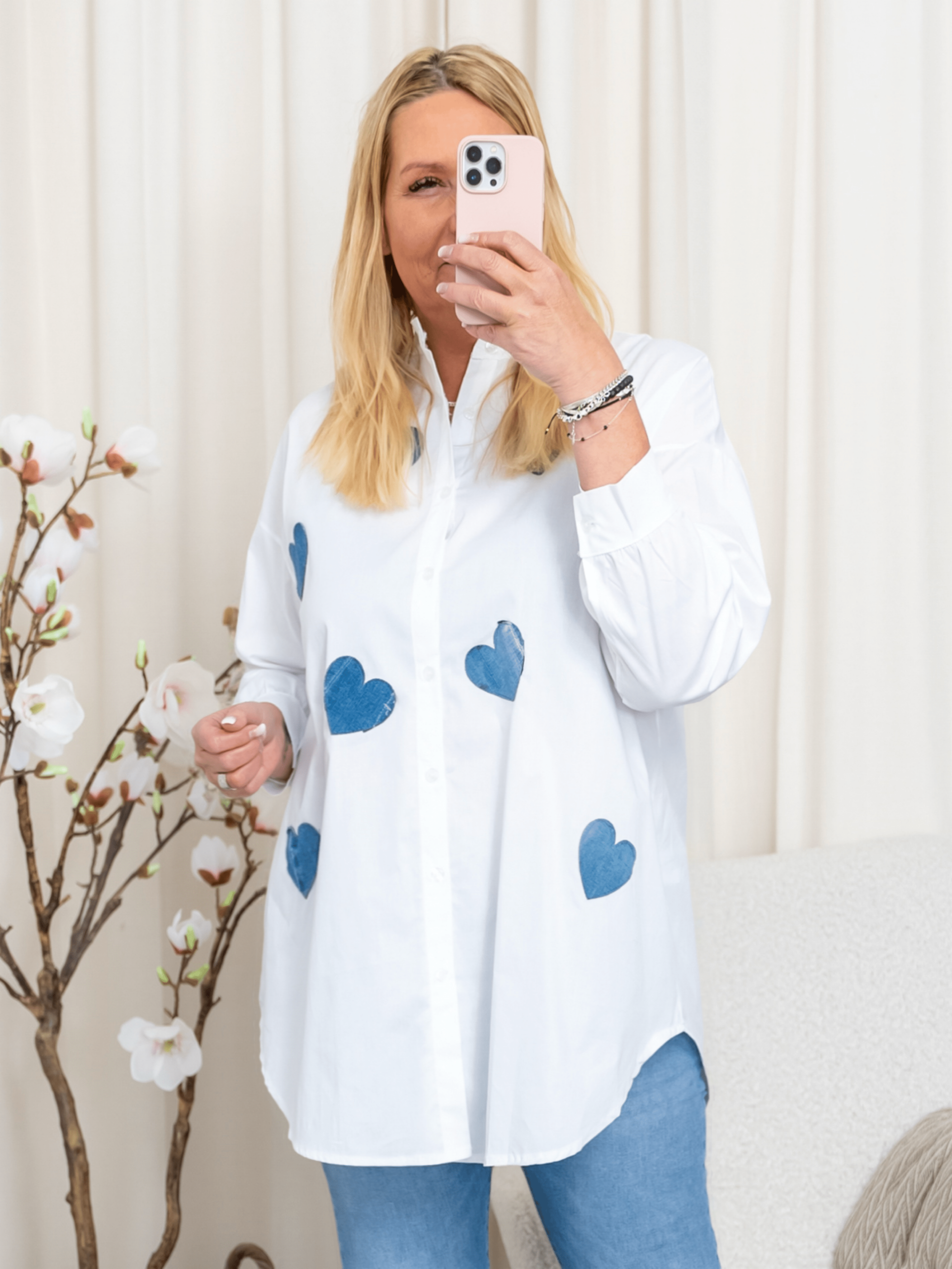 Marta du Chateau Cecilia shirt white - Online - Mode