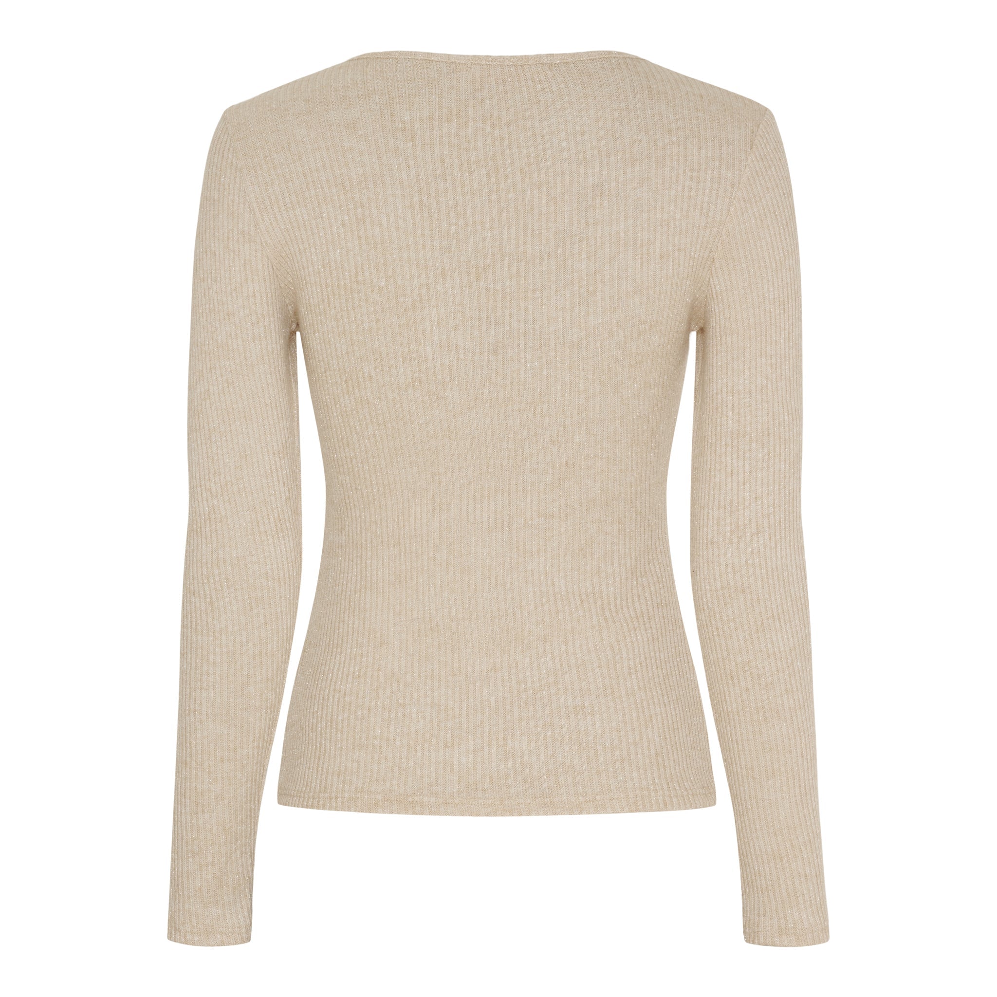 Marta du Chateau Celia LS tee beige4 - Online - Mode