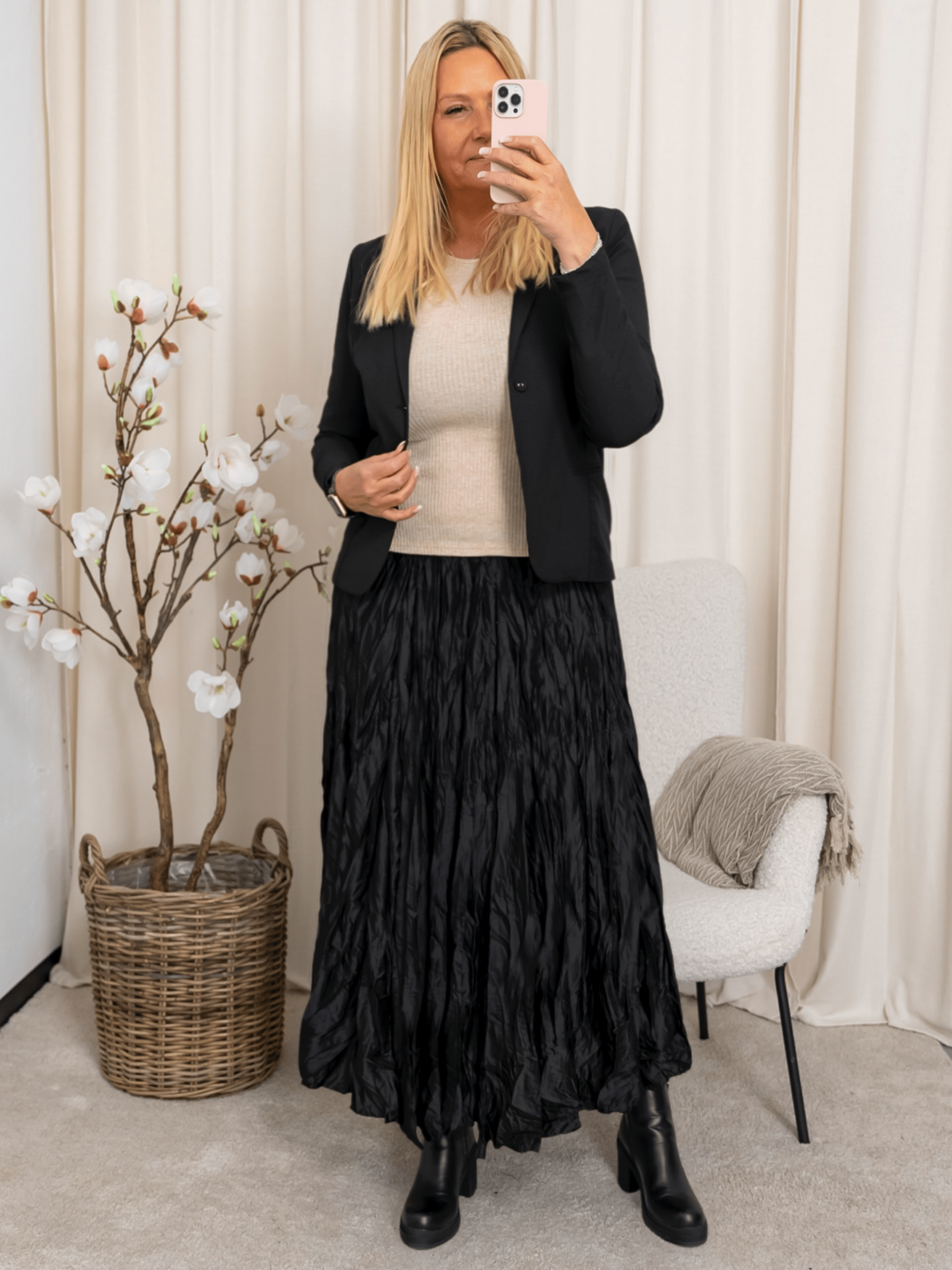 Marta du Chateau Celia LS tee beige4 - Online - Mode