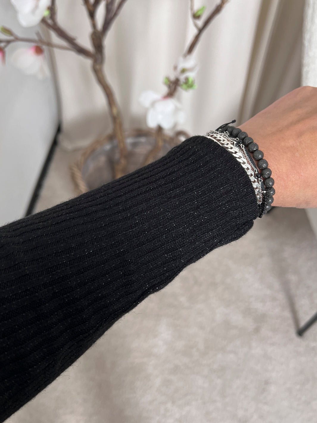 Marta du Chateau Celia LS tee black1 - Online - Mode