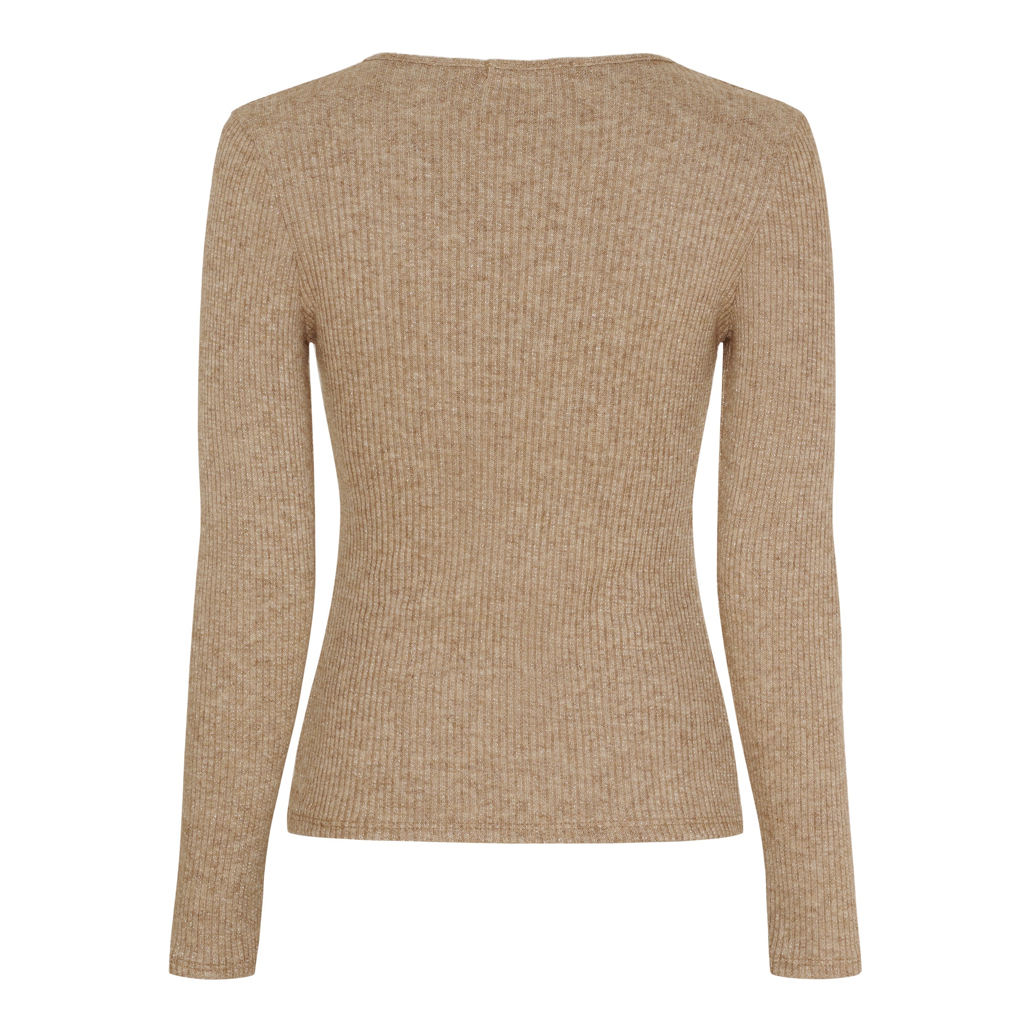 Marta du Chateau Celia LS tee camel3 - Online - Mode
