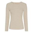 Marta du Chateau Christel tee beige/cream - Online - Mode