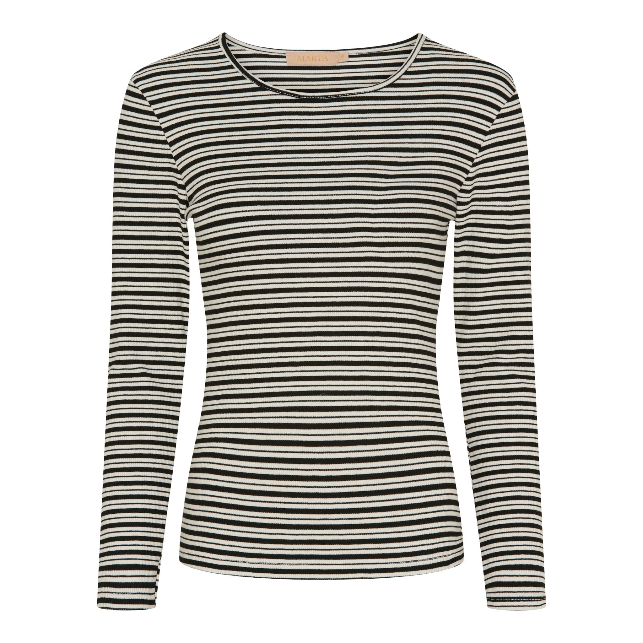 Marta du Chateau Christel tee black/cream - Online - Mode