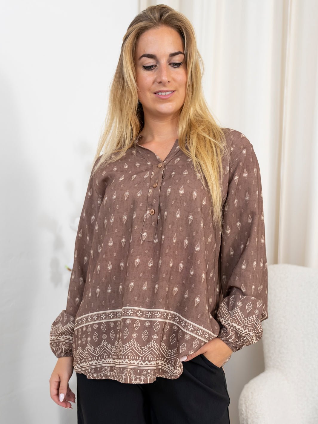 Marta du Chateau Christelle shirt fango - Online - Mode