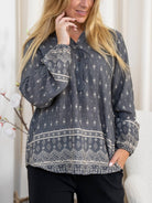 Marta du Chateau Christelle shirt grey - Online - Mode