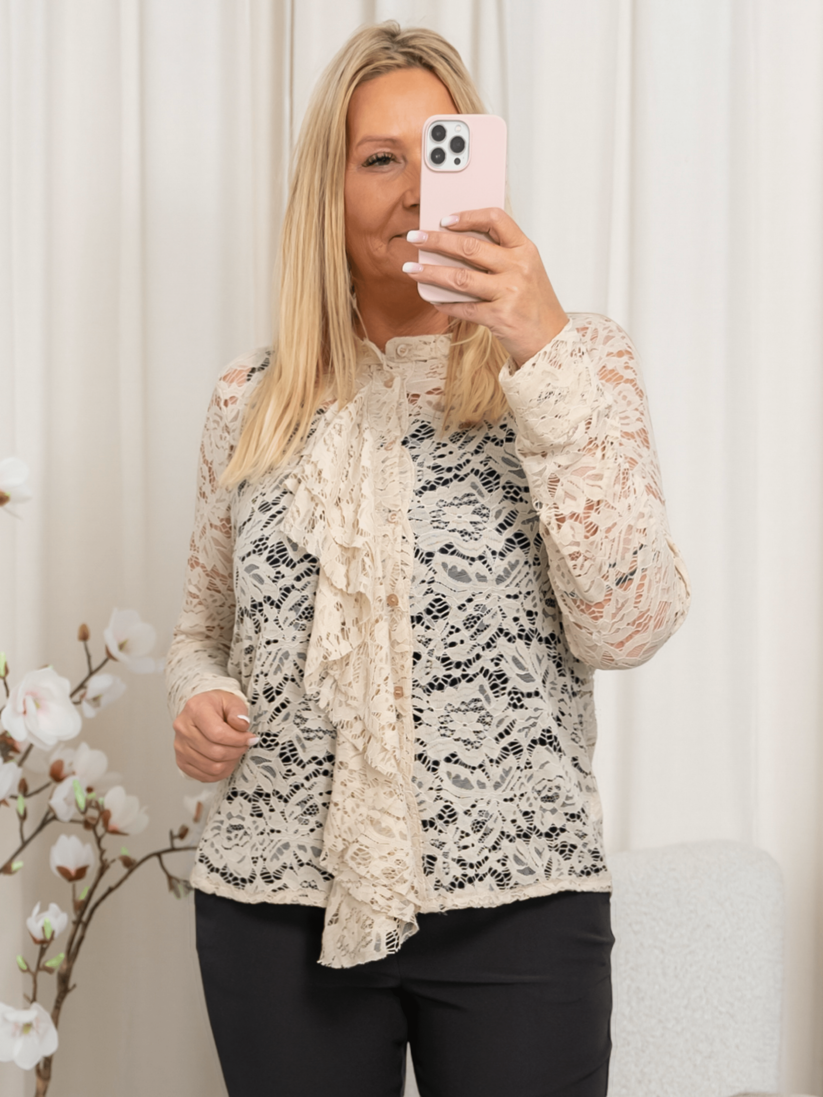 Marta du Chateau Claire shirt beige - Online - Mode