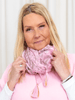 Marta du Chateau Clarimonde scarf rosa