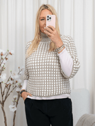 Marta du Chateau Clementine knit beige/caice - Online - Mode