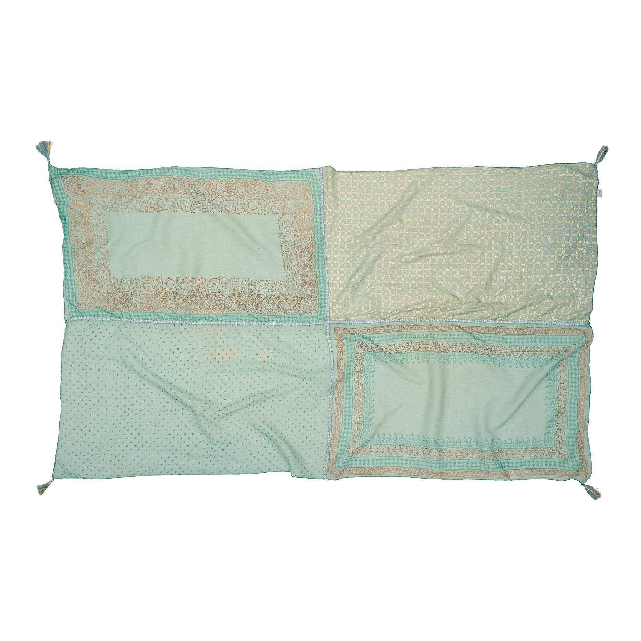 Marta du Chateau Cyrille scarf green/gold - Online - Mode