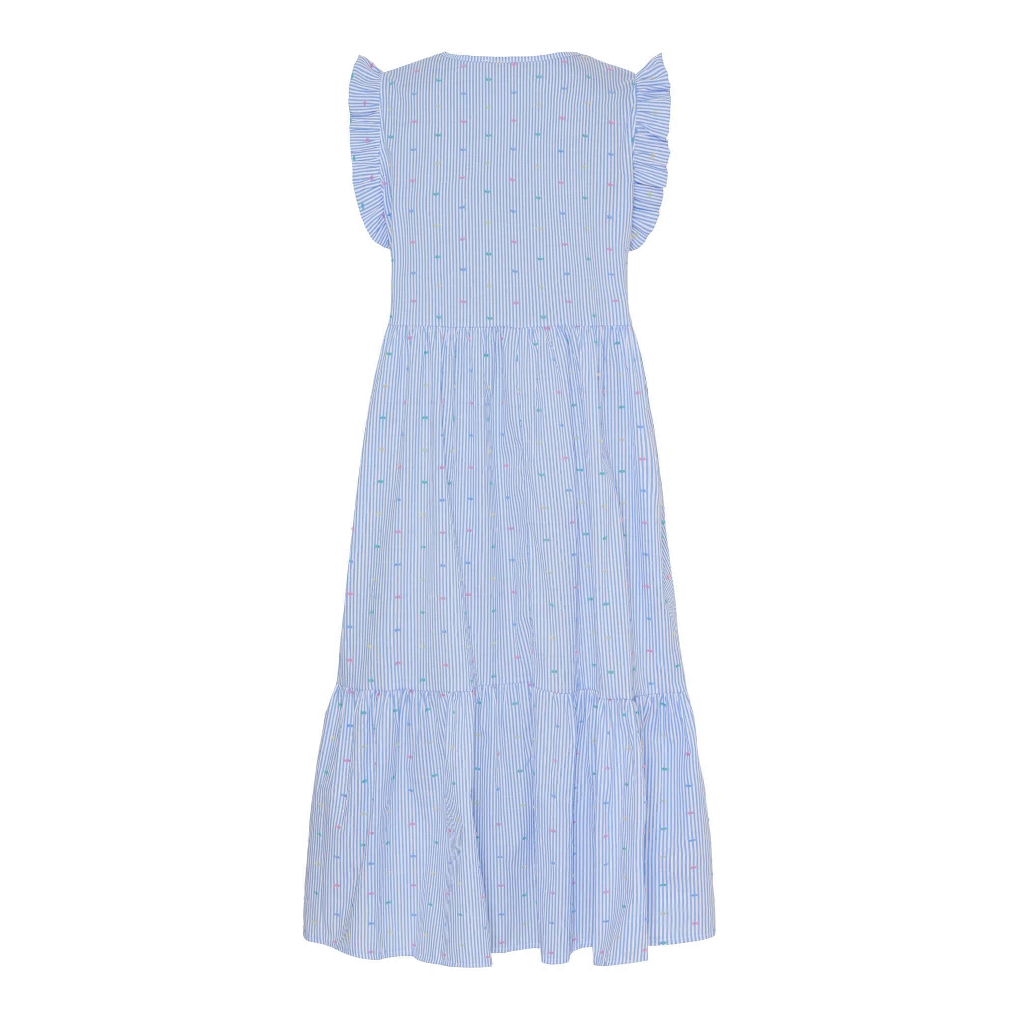 Marta du Chateau Elma dress sky blue print 2 - Online - Mode