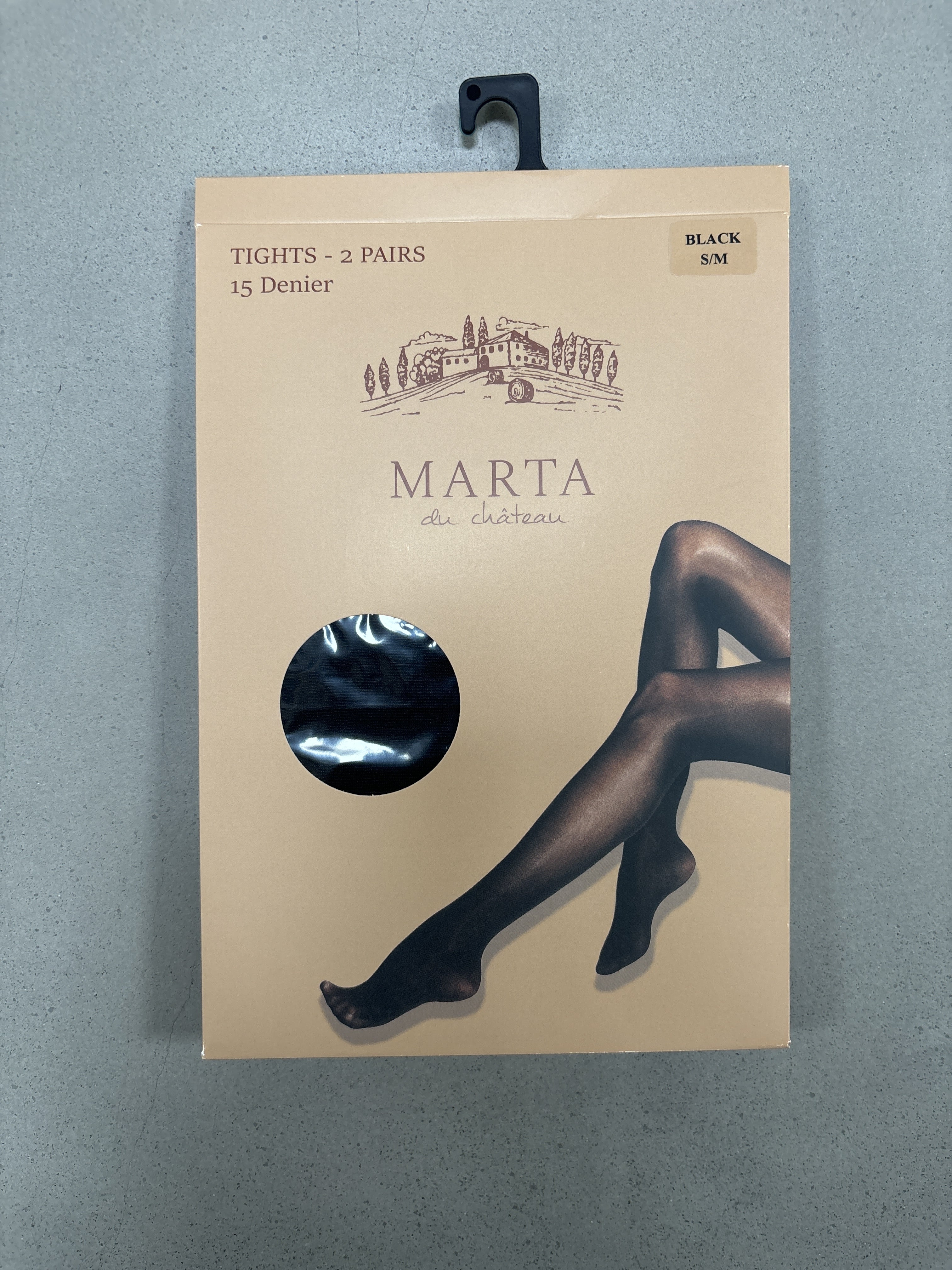 Marta du Chateau Erika tights black 2 - pack - Online - Mode