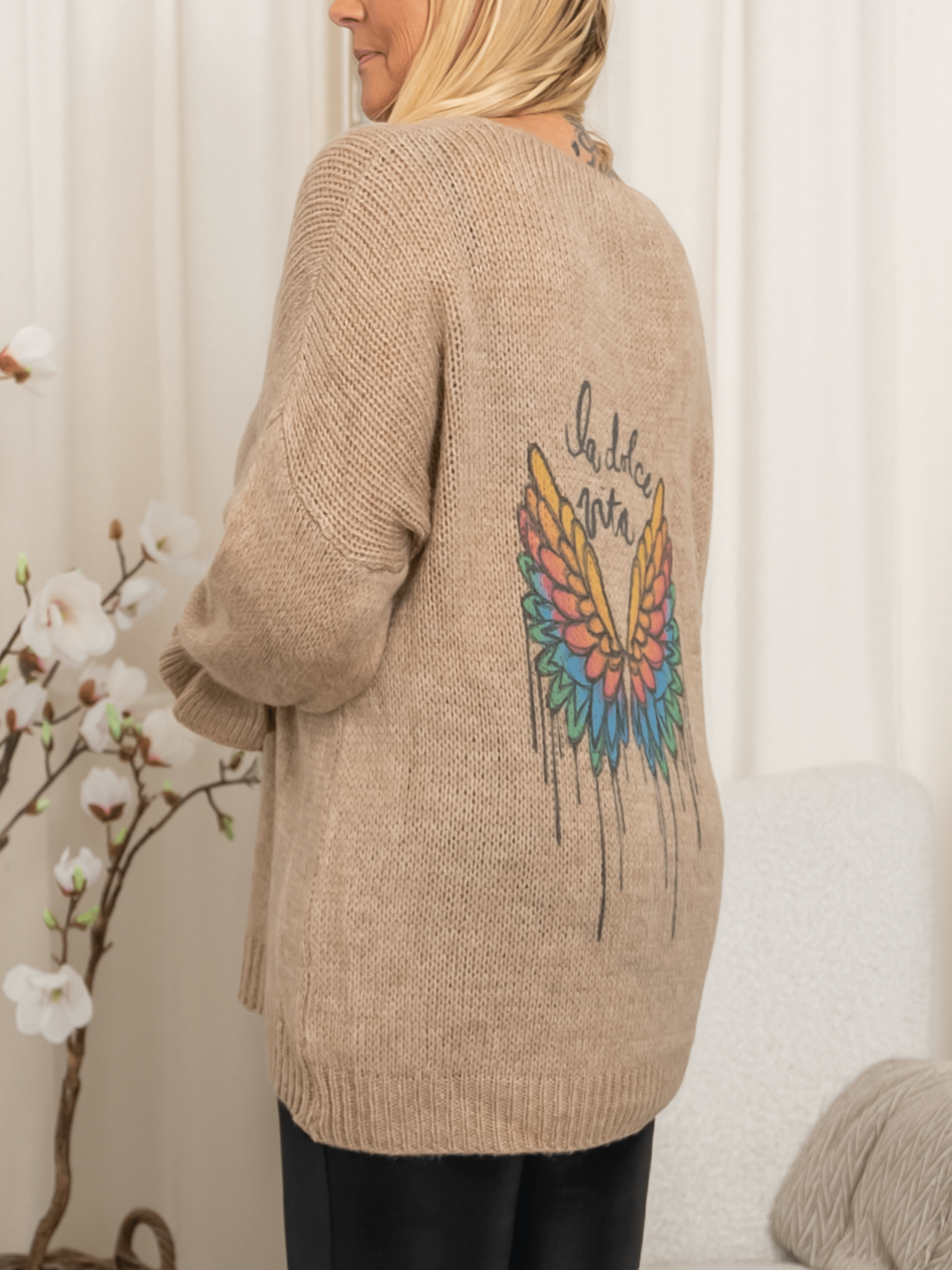 Marta du Chateau Floriane knit dress light fango - Online - Mode