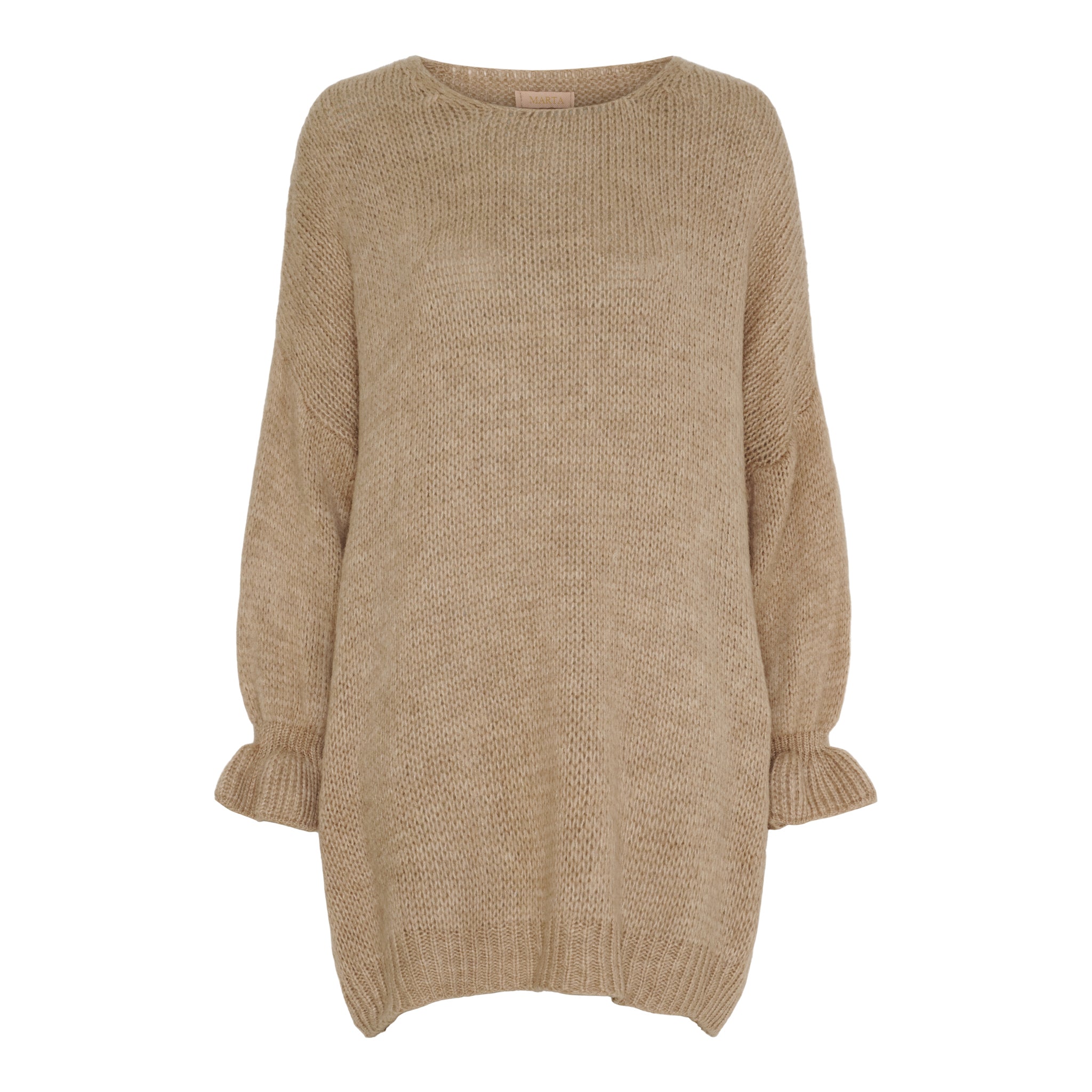 Marta du Chateau Floriane knit dress light fango - Online - Mode