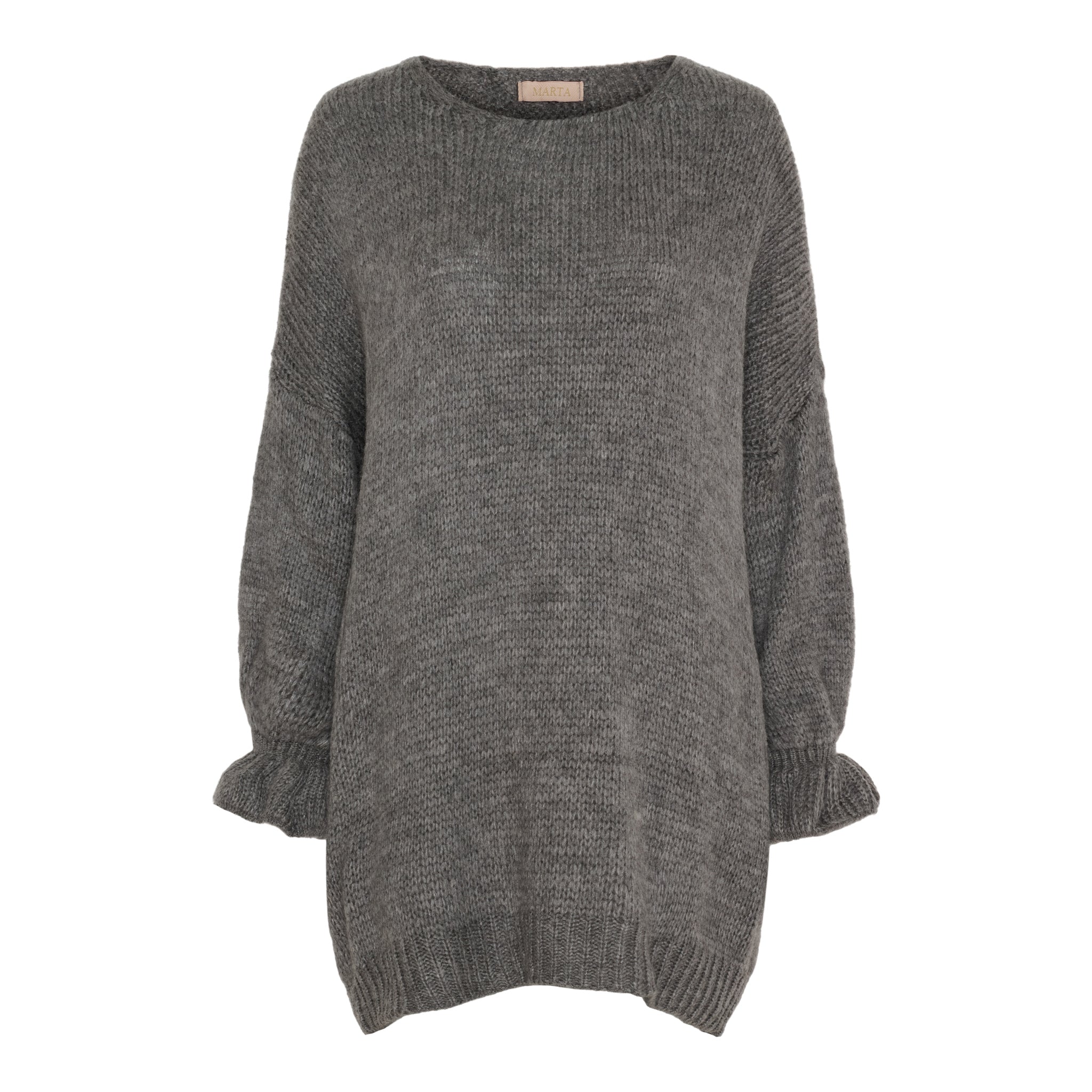 Marta du Chateau Floriane knit dress medium grey - Online - Mode