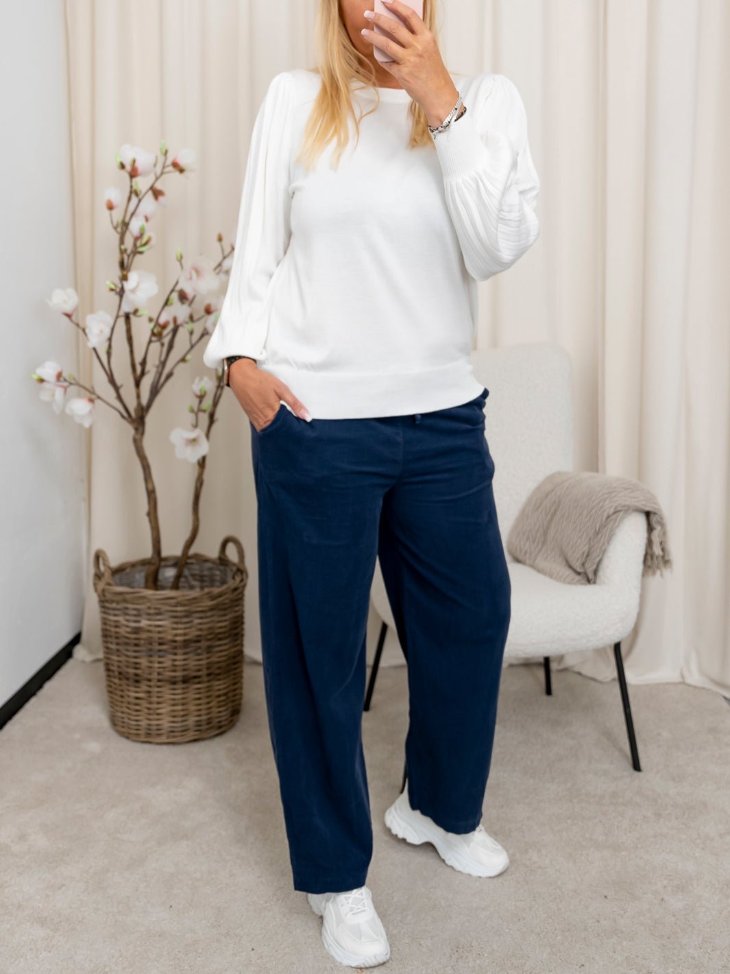 Marta du Chateau Gabrielle pants blue - Online - Mode