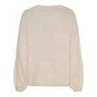 Marta du Chateau Georgina knit beige/pink - Online - Mode