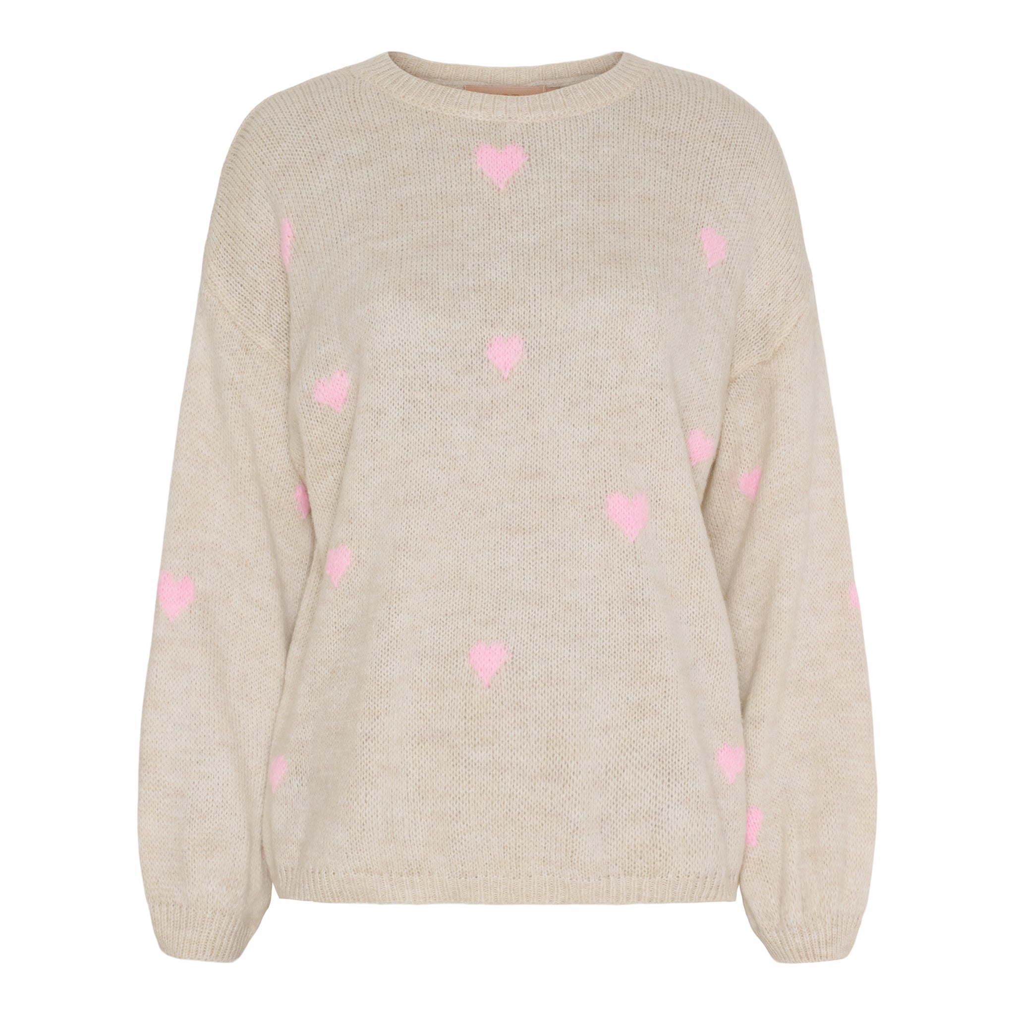 Marta du Chateau Georgina knit beige/pink - Online - Mode