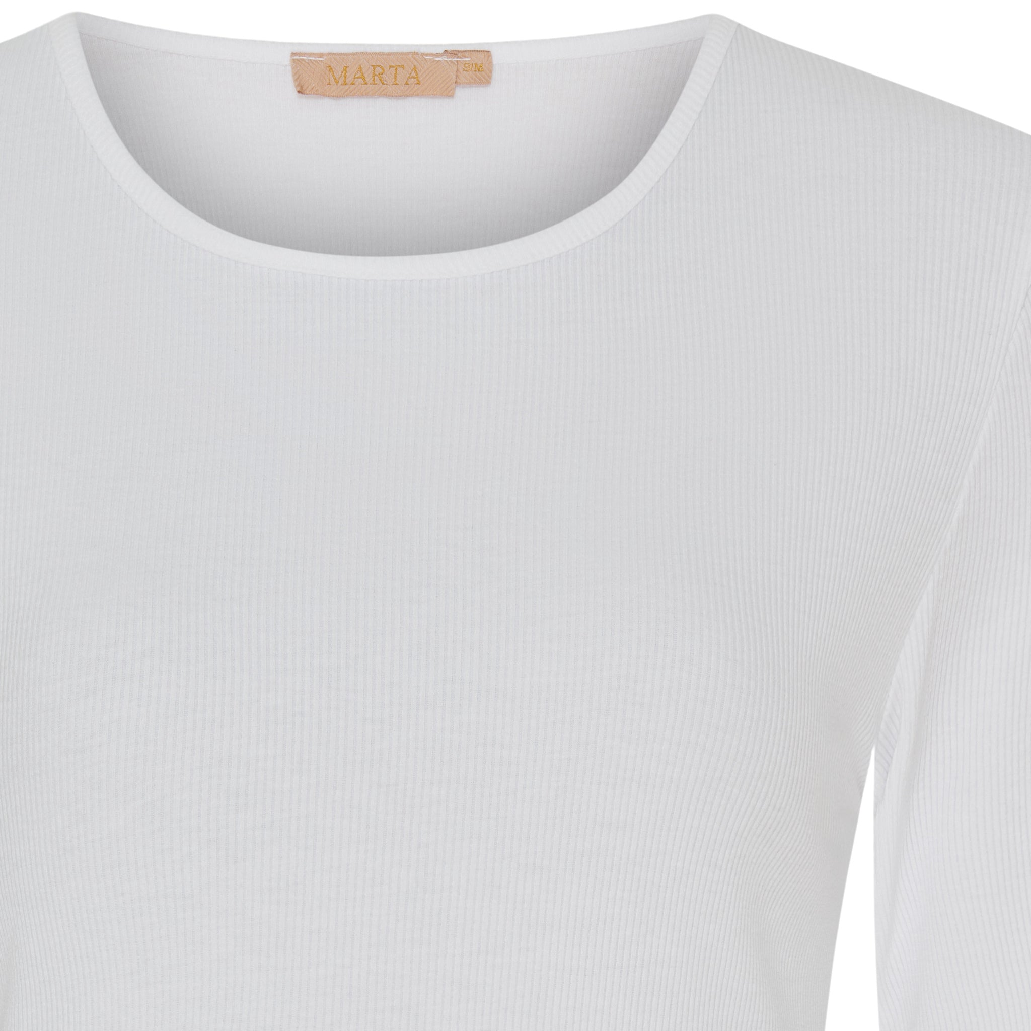 Marta du Chateau Ingrid longshirt tee white - Online - Mode