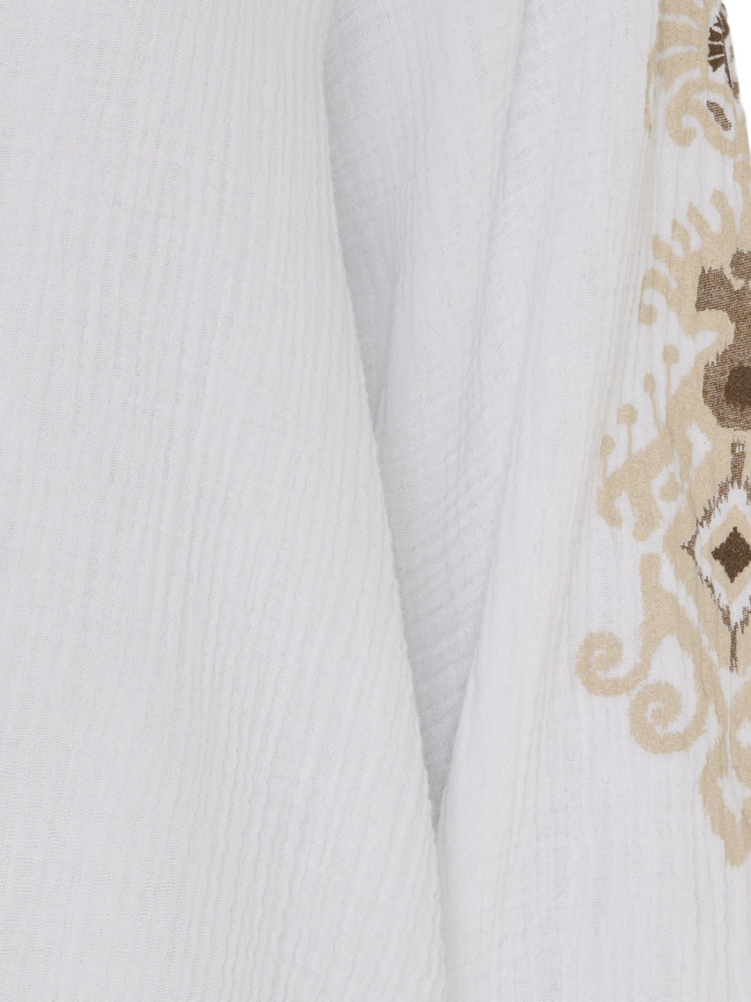 Marta du Chateau Irma bluse white/beige print - Online-Mode