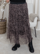 Marta du Chateau Jacqueline skirt nero leo - Online - Mode