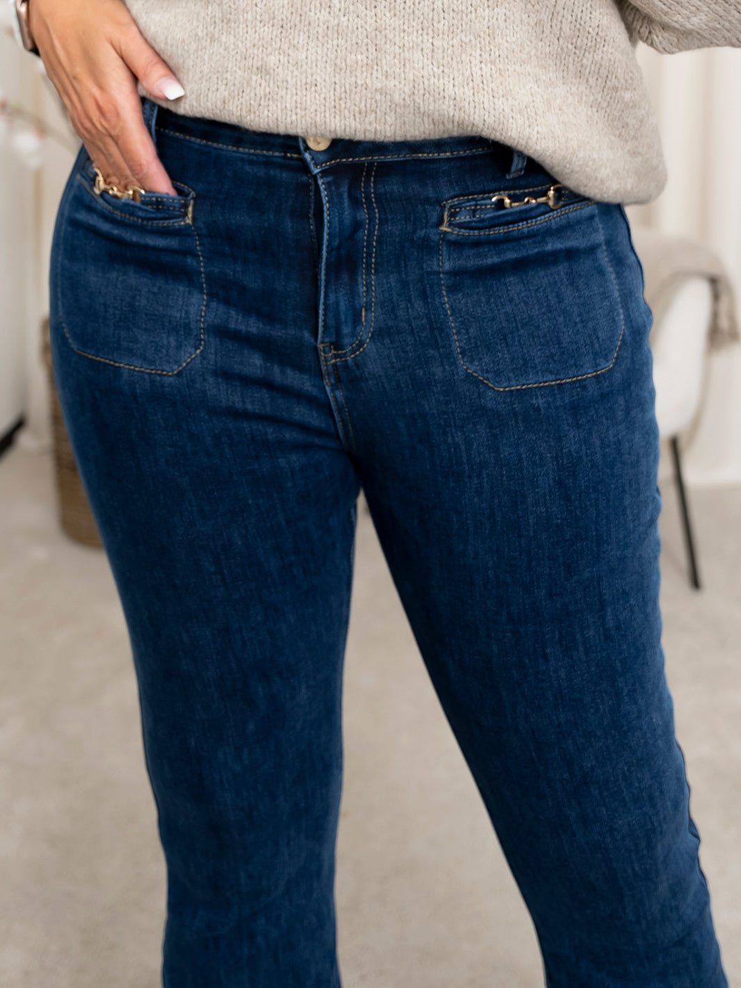 Marta du Chateau Jeanett jeans denim blue - Online - Mode