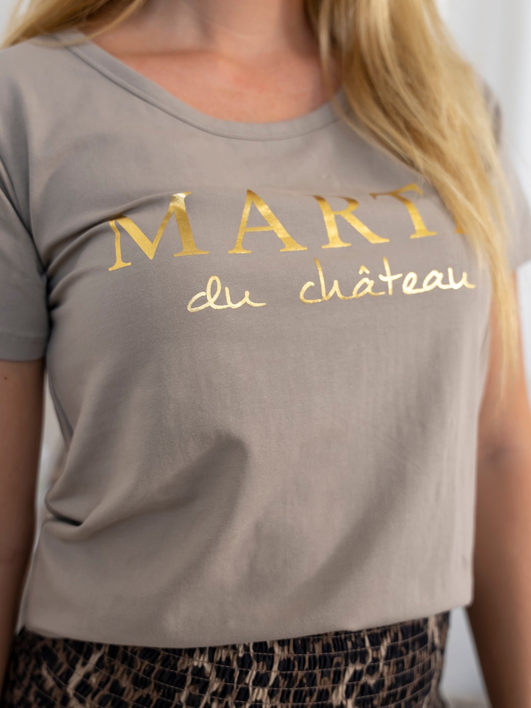 Marta du Chateau Jeanette tee sand - Online - Mode