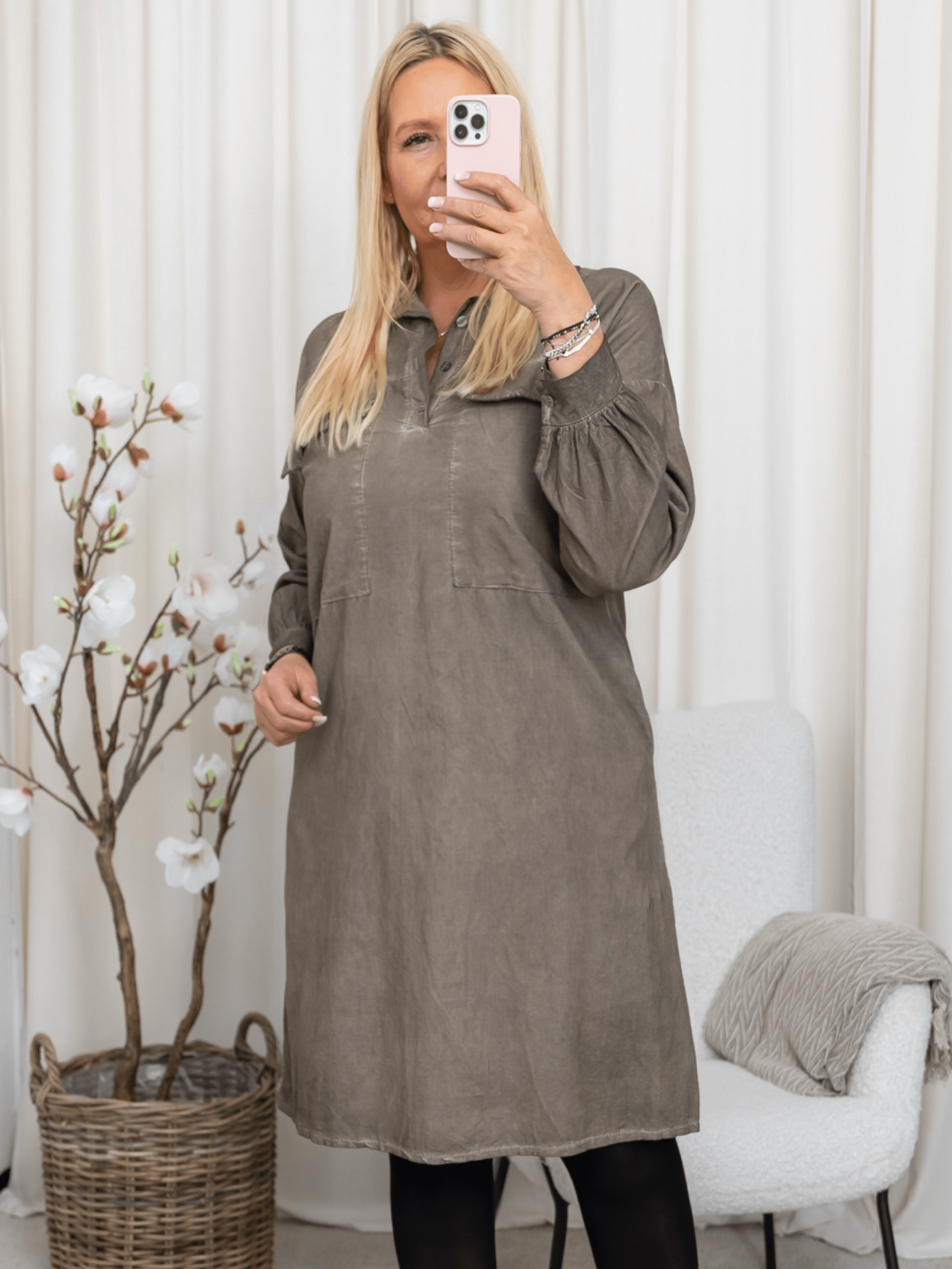 Marta du Chateau Josephine dress fango - Online - Mode