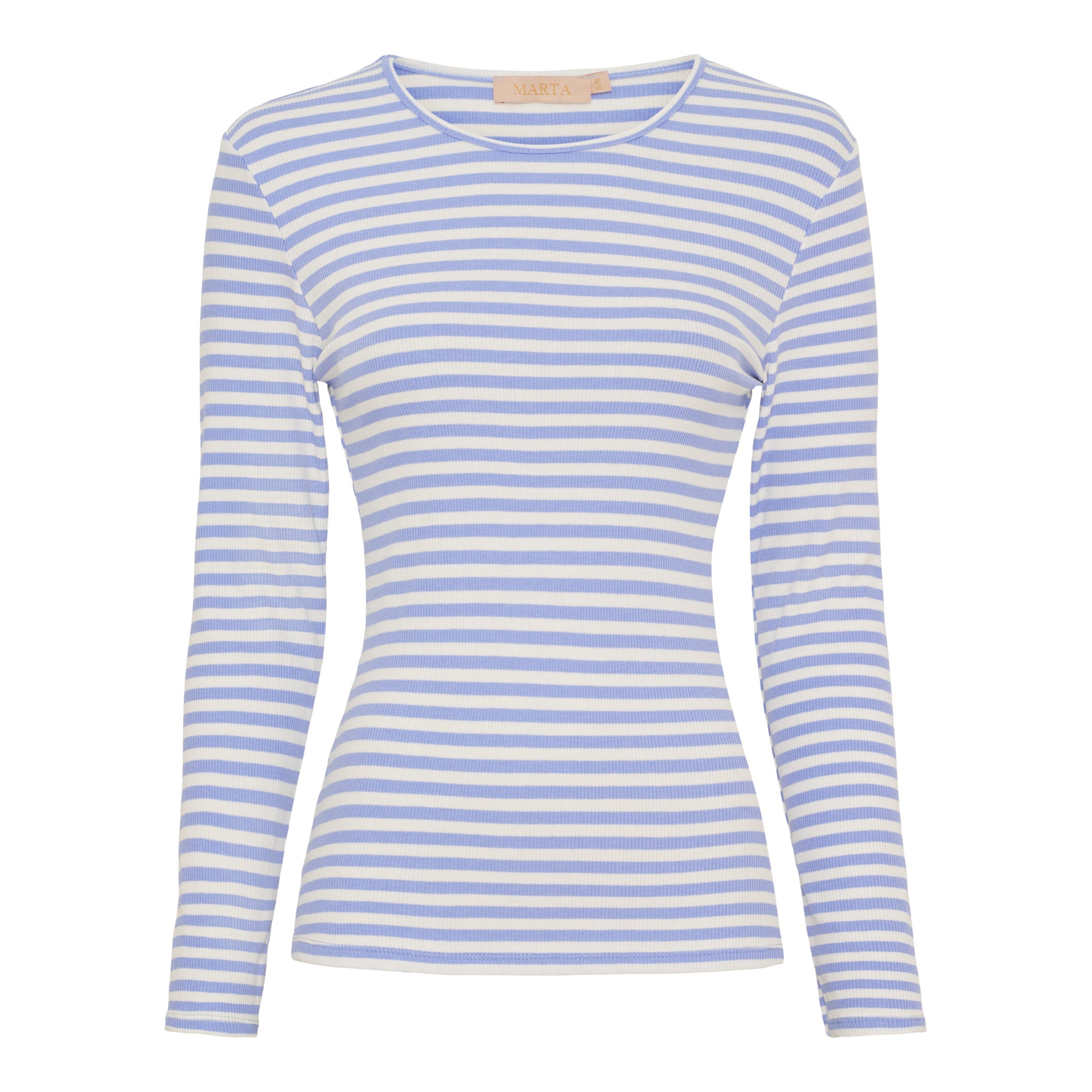 Marta du Chateau Josiane LS tee celeste/greggio - Online - Mode