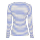 Marta du Chateau Josiane LS tee celeste/greggio - Online - Mode