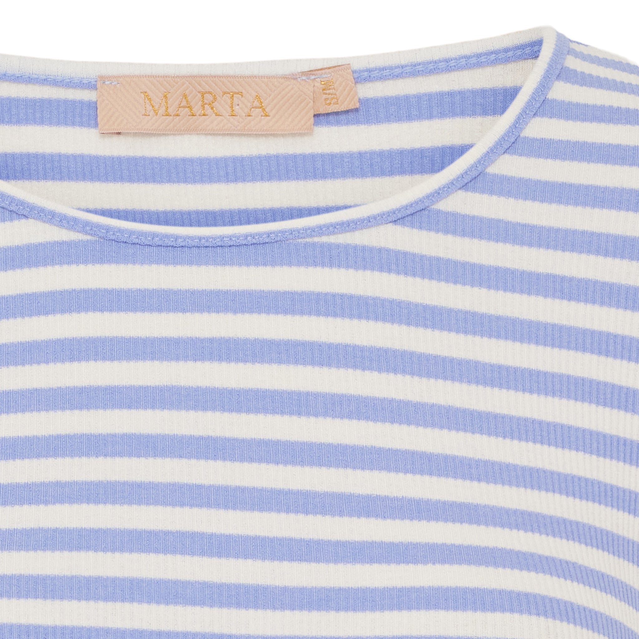 Marta du Chateau Josiane LS tee celeste/greggio - Online - Mode