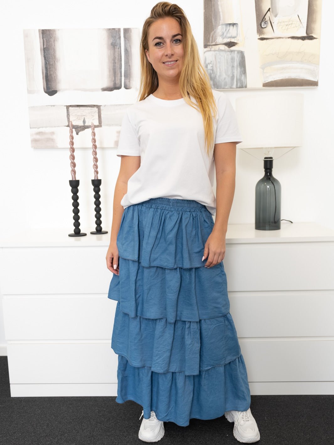 Marta du Chateau Klara skirt medium blue - Online-Mode