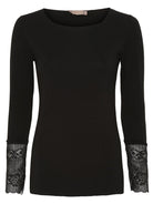 Marta du Chateau lace t-shirt black - Online - Mode