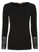 Marta du Chateau lace t-shirt black - Online-Mode