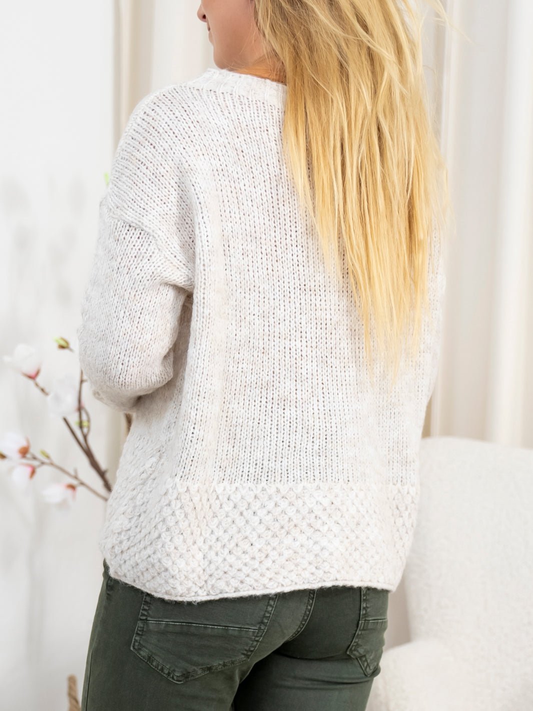 Marta du Chateau Lenora knit crema - Online - Mode