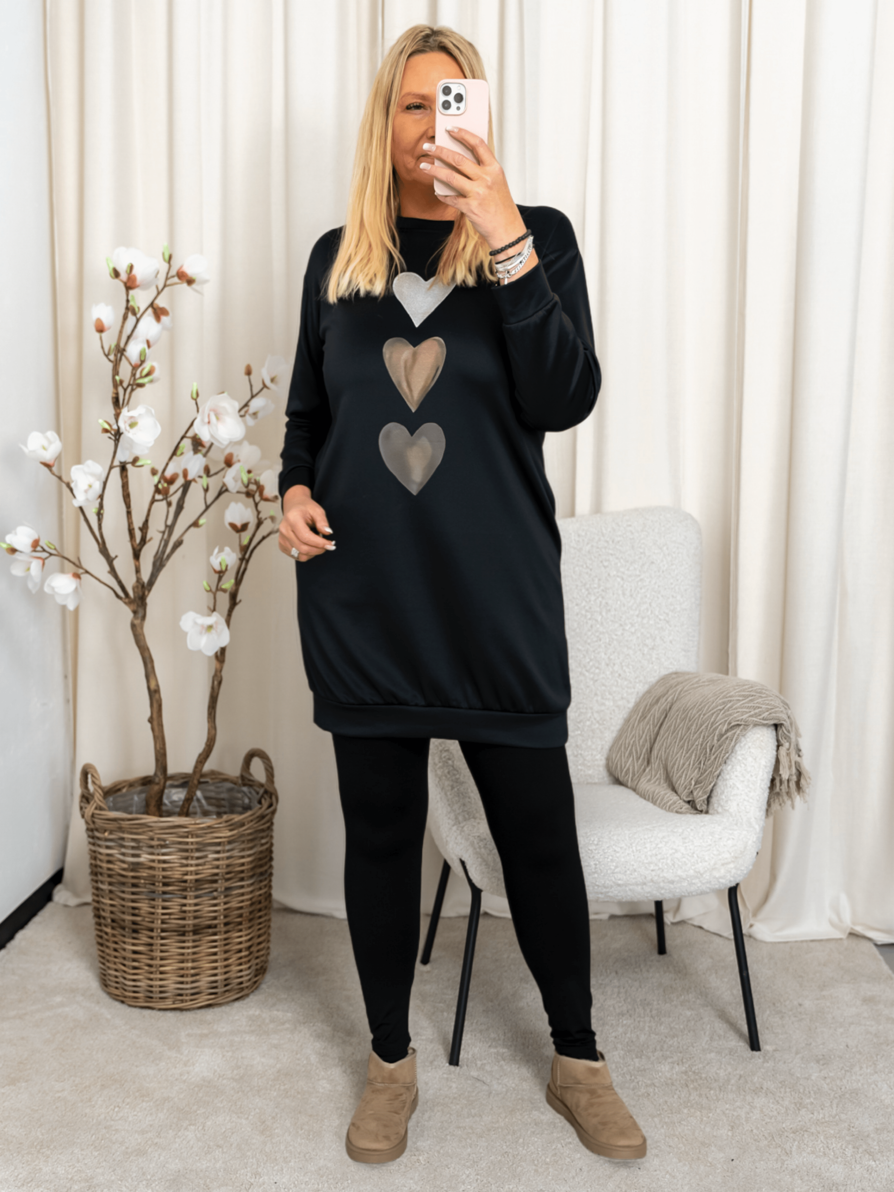 Marta du Chateau Livia Sweatdress black - Online - Mode