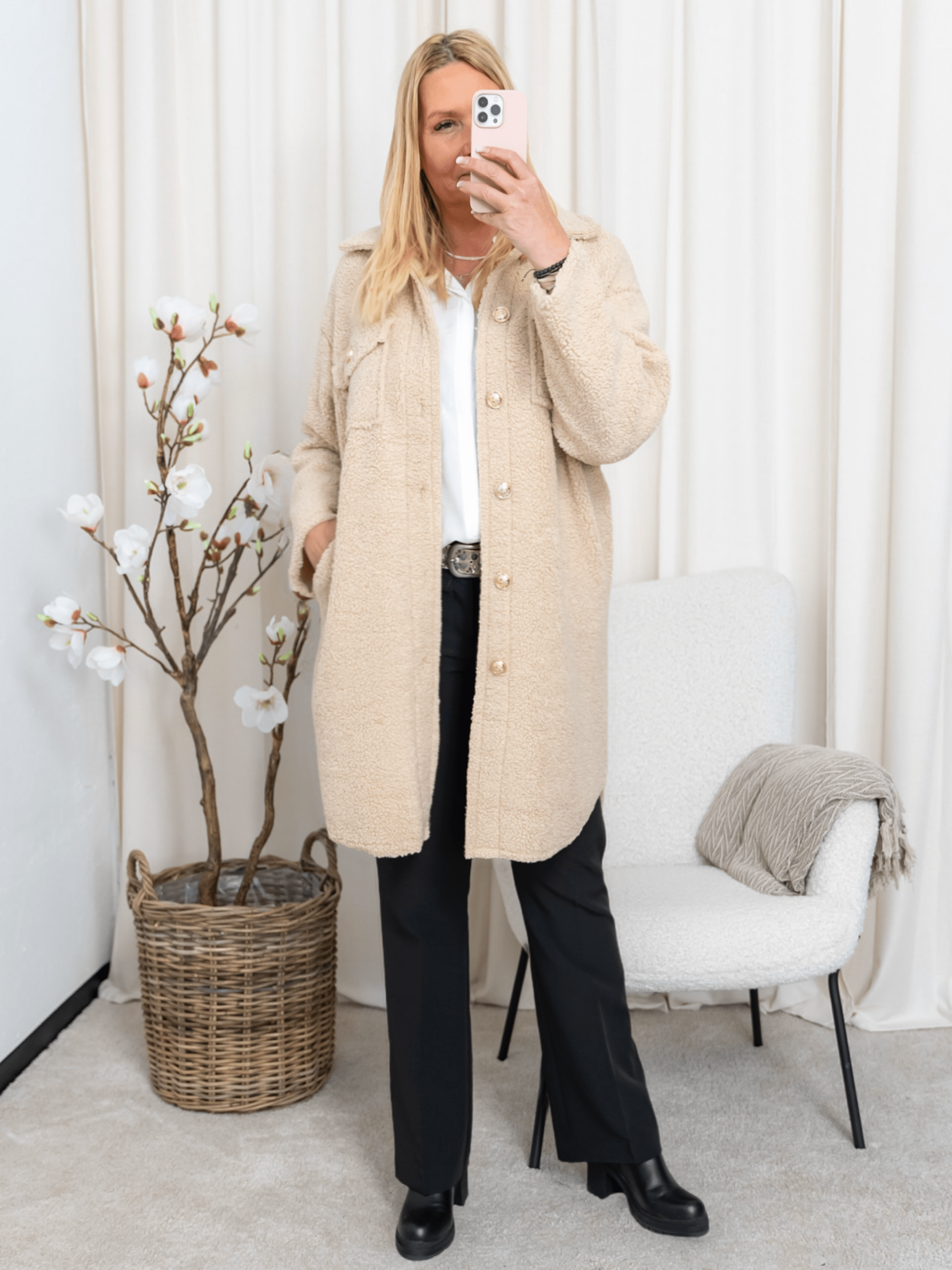 Marta du Chateau Lois jacket beige - Online - Mode