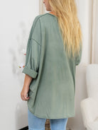 Marta du Chateau Lora blouse kaki - Online - Mode