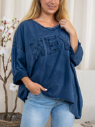 Marta du Chateau Lora blouse navy - Online - Mode