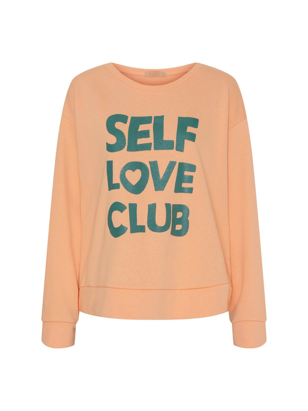 Marta du Chateau Luciana sweat salmone/siepe print - Online - Mode